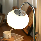 Marshmallow Tischlampe aus Metall und Glas-Leuchtezauber