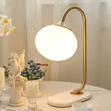 Marshmallow Tischlampe aus Metall und Glas-Leuchtezauber