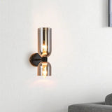 Doppelkopf Glas Wandleuchte Led Sconce-Leuchtezauber