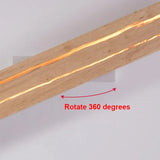 Moderne Wandleuchte in Form eines Risses-Leuchtezauber