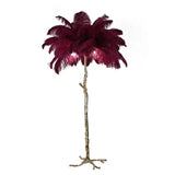Nordic Ostrich Feathers Stehleuchte-Leuchtezauber