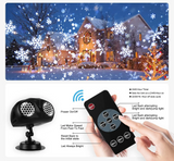 SNOWGLOW – Projecteur LED de chute de neige à double tête