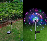 Lumières de Noël solaires à LED effet feu d’artifice