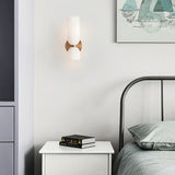 Doppelkopf Glas Wandleuchte Led Sconce-Leuchtezauber