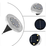 SunStep Solar LED Bodenleuchten – 4er-Set-Leuchtezauber