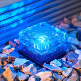 Quadratische Solarlampe-Leuchtezauber