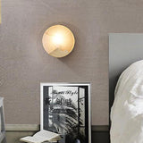 Skandinavische minimalistische Marmor-Wandlampe-Leuchtezauber