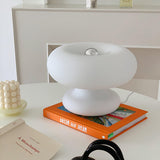 Moderne Glas-Donut-Tischlampe-Leuchtezauber