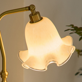 Roselamp | Fashion Flower Tischlampe aus Messing-Leuchtezauber