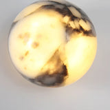 Applique da parete di lusso con sfera in marmo