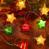 Lumières de Noël avec boîtier à piles
