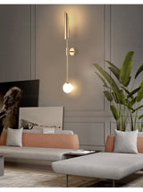LustraVogue Aura – Applique murale de luxe moderne avec abat-jour en verre
