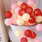Guirlande lumineuse LED en coton LumiCotton