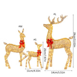 LumiGift Lot de 3 boîtes cadeaux lumineuses avec LED