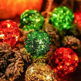 Lumières de Noël avec boîtier à piles