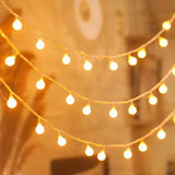 USB/Batterie LED Kugel Weihnachtslichter
