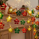 Lumières de Noël avec boîtier à piles