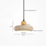 Suspension LED japonaise Wabi-Sabi ZenAura