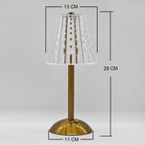 Aurora CrystalTouch – Klassische Kristall-LED-Tischlampe mit Touchbedienung-Leuchtezauber