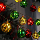 Lumières de Noël avec boîtier à piles