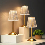 Aurora CrystalTouch – Klassische Kristall-LED-Tischlampe mit Touchbedienung-Leuchtezauber