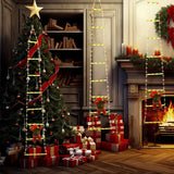 Luce natalizia Babbo Natale scala a pioli catena luminosa LED – 1M / 3M USB