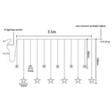 StellaGlow 3.5M Luce a cascata con cristalli di ghiaccio LED