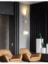 LustraVogue Aura – Applique murale de luxe moderne avec abat-jour en verre