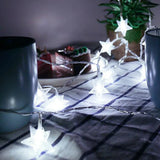 StellaGlow Catena luminosa a LED con stelle – 51-100 LED a batterie