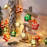 Lumières de Noël avec boîtier à piles
