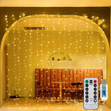 LumiCurtain Rideau lumineux LED USB avec télécommande