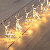 LumiDeer Guirlande lumineuse renne LED 1,5 m