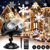 SNOWGLOW – Projecteur LED de chute de neige à double tête