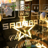 Luce LED per finestre SantaGlow con ventosa