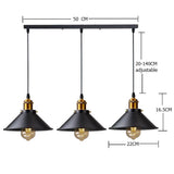 IronGlow Vintage LED Pendelleuchte – Retro Loftlampe für Küche & Esszimmer-Leuchtezauber