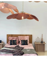 LumaFlora Petal Light – Lampada a sospensione in tessuto con petali colorati