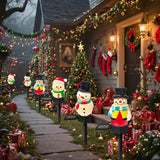 SnowGlow Weihnachts Schneemann Solar LED Wegeleuchten