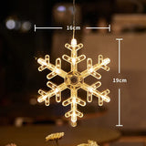 Luce LED per finestre SantaGlow con ventosa