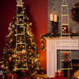 Luce natalizia Babbo Natale scala a pioli catena luminosa LED – 1M / 3M USB
