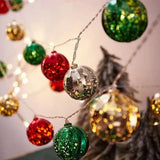 Lumières de Noël avec boîtier à piles