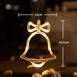 Luce LED per finestre SantaGlow con ventosa