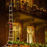 Luce natalizia Babbo Natale scala a pioli catena luminosa LED – 1M / 3M USB