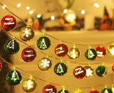 Lumières de Noël avec boîtier à piles