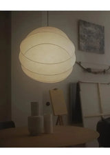 Noguchi Wabi Sphere – Lampada a sospensione giapponese in carta in stile Wabi-Sabi