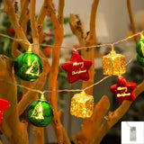 Lumières de Noël avec boîtier à piles