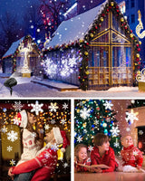 SNOWGLOW – Projecteur LED de chute de neige à double tête