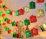 Lumières de Noël avec boîtier à piles