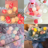 Guirlande lumineuse LED en coton LumiCotton