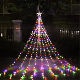 LumiCascade Catena luminosa a cascata con stelle LED – 350 LED