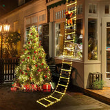Luce natalizia Babbo Natale scala a pioli catena luminosa LED – 1M / 3M USB